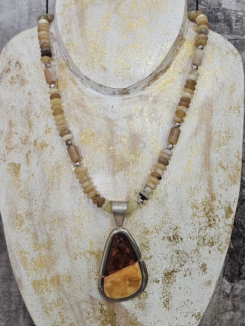 Jay King Mine Finds DTR 925 Baltic Amber Sterling Silver Necklace & Pendant